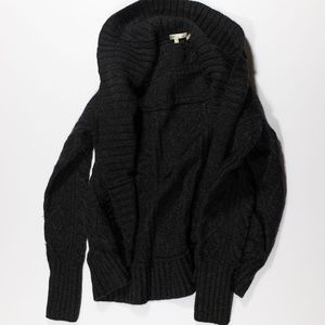 Vince Alpaca Wool Cashmere Cable Knit Cardigan LG